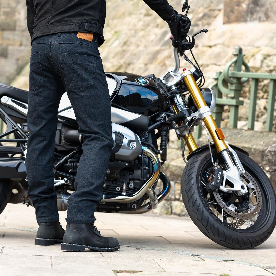 Merlin Dunford D3O Dżinsy motocyklowe, czarny, 40