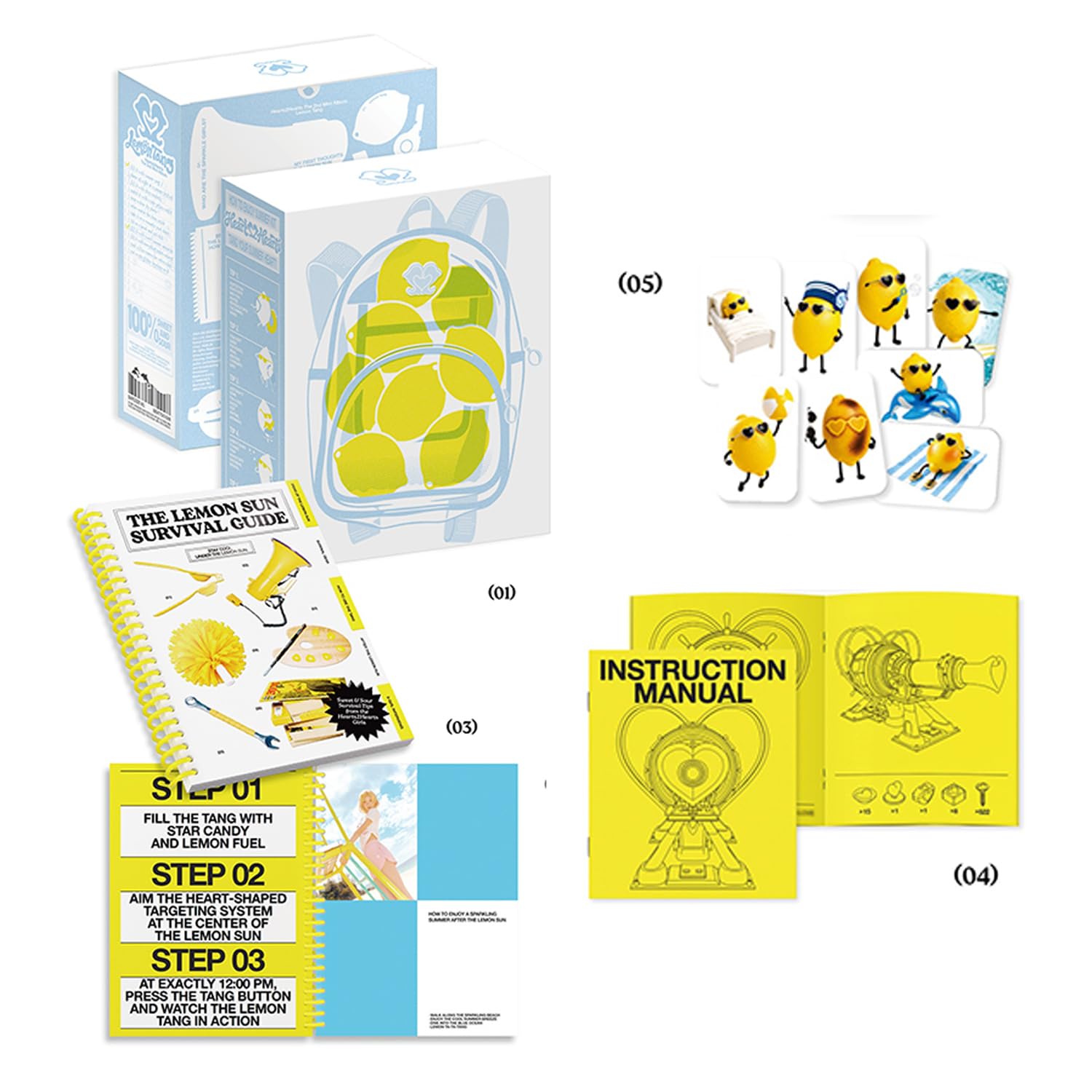 Lemon Tang 2nd Mini Album [Summer Kit Ver.] + 4 Extra Photocards