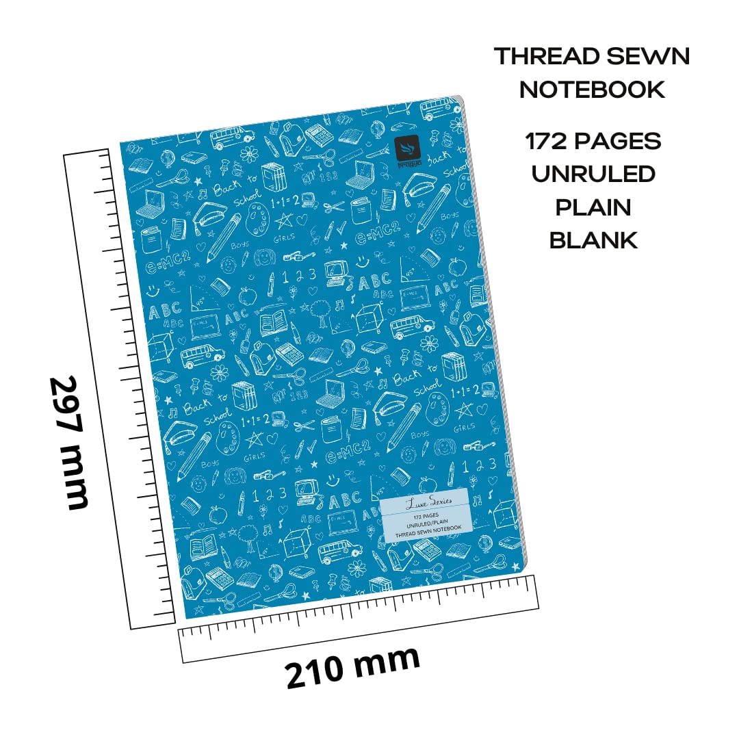 Pragya Luxe Series | A4 (21x29.7 CM) Thread Sewn Notebooks with