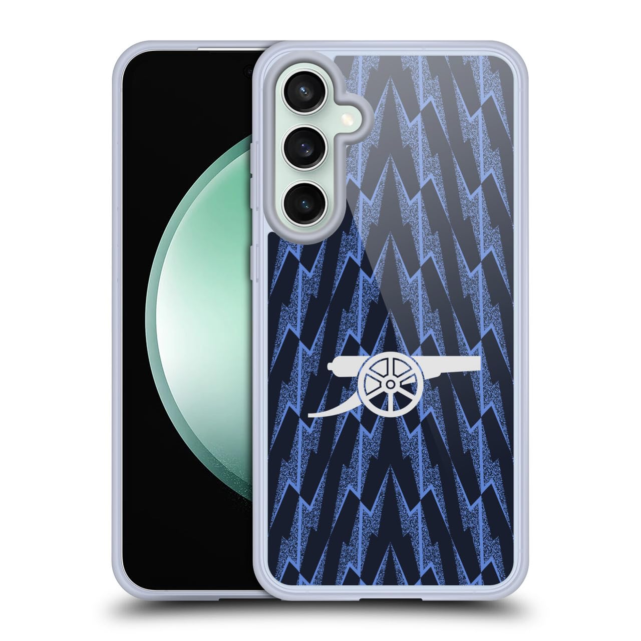 Head Case Designs Officially Licensed Arsenal FC Away 2025/26 Kit Gel Case [Military Grade Protection] Compatible With Samsung Galaxy S23 FE 5G