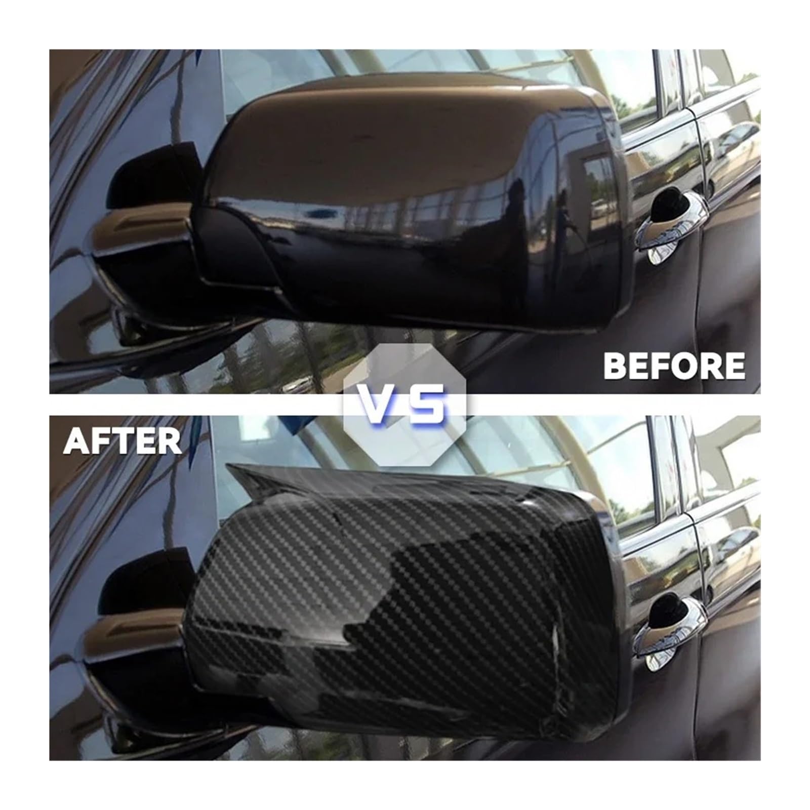 Cubiertas De Espejo Retrovisor Para BMW X5 E53 | Estilo M | Negro Brillante O Fibra De Carbono | Protección Contra Arañazos