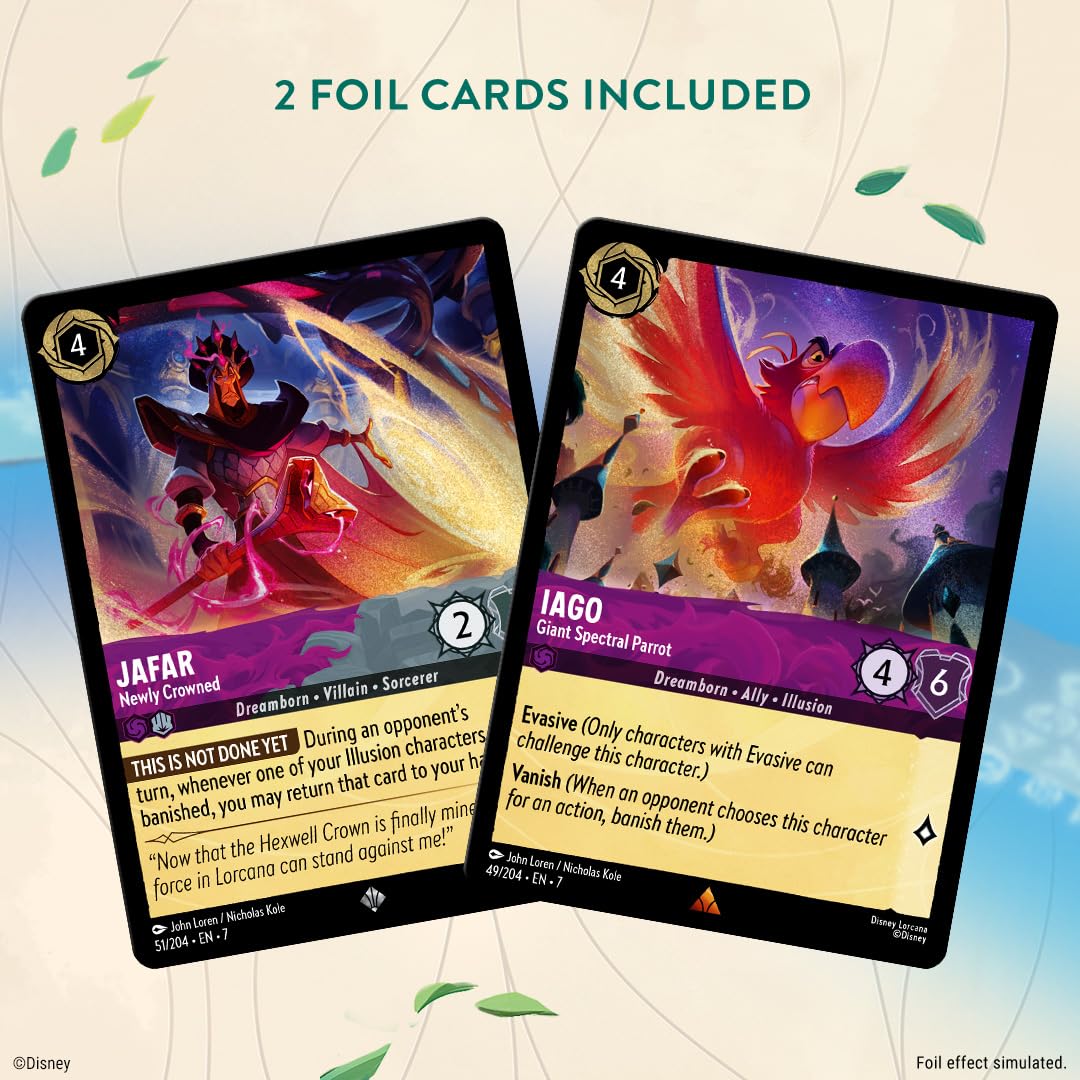 lorcana enchanted cards set 2 Amazon.com: Ravensburger Disney Lorcana TCG: Archazia's Island  Single-Player Starter Deck - Amethyst & Steel | Engaging Gameplay | Over  200 Original Disney Artworks