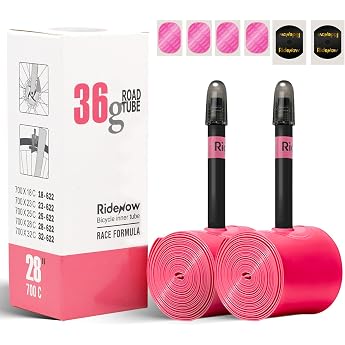 RideNow TPU Inner Tube Road Bike 700x18-28C 700x18-32C 700x28-38C 2 Pack