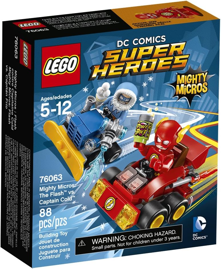 Super Heroes Mighty Micros: The Flash(TM) vs. Captain Co 76063