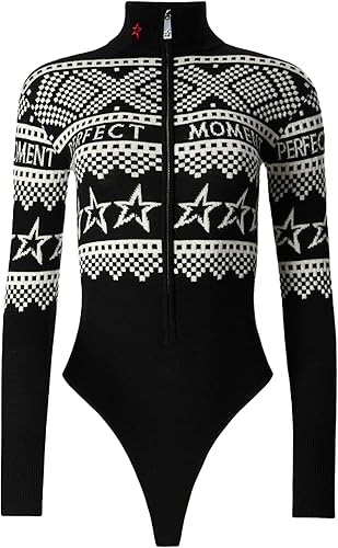 Intarsia-Knit Merino Wool Bodysuit