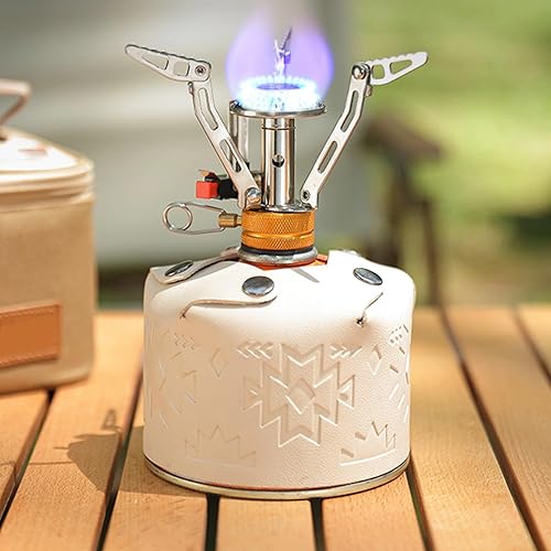 Miniatura 3 de Folded Outdoor Picnics Stove Survival Furnaces Windproofed Hiking Field For Hiking And Backpacking Light Weight