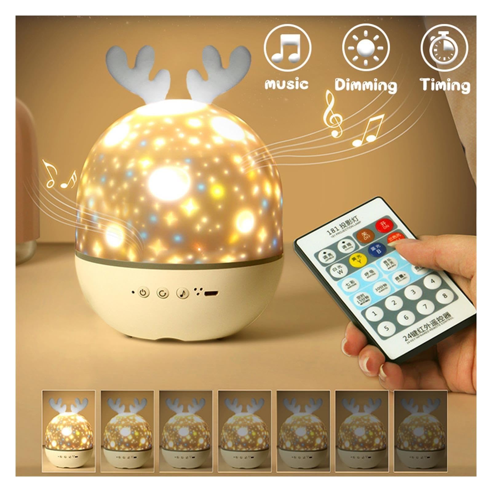 Luce Notturna For Proiettore Cielo Stellato Con Altoparlante Bluetooth