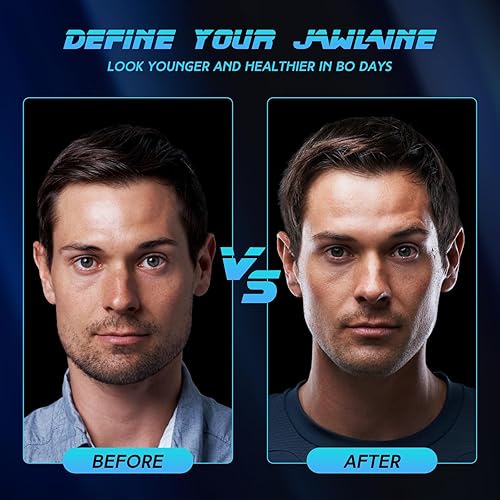 Miniatura 5 de Bonsture Ejercitador de mandíbula para hombres y mujeres, 3 niveles de resistencia (6 piezas) tabletas de silicona para ejercitar la mandíbula,