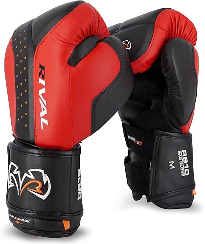 Miniatura 3 de RIVAL Boxing RB10 Intelli-Shock - Guantes para bolsa, cierre de gancho y bucle, ajuste ergonómico, 1.25 pulgadas de espuma de celda cerrada para uso