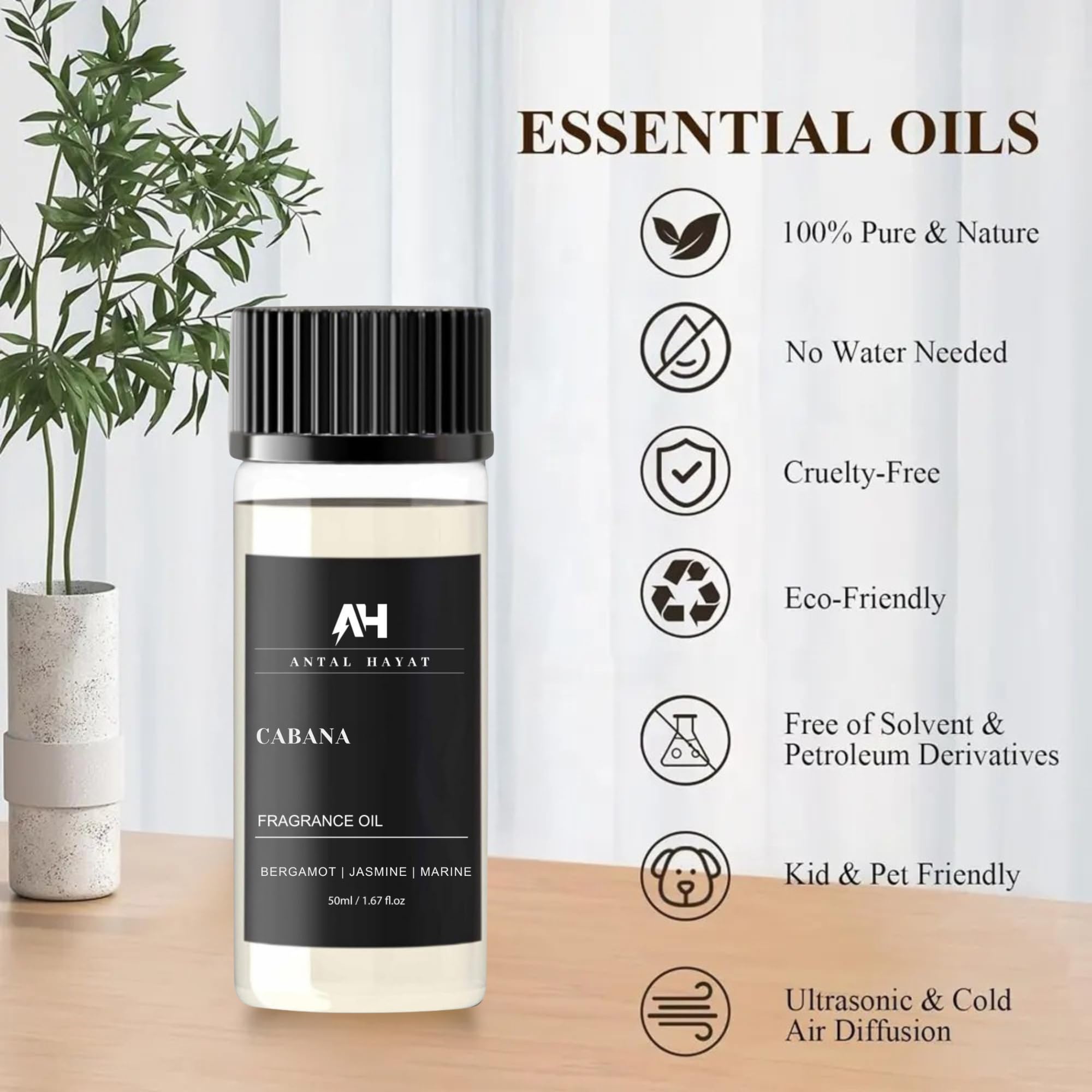 ANTAL HAYAT Cabana Essential Oil Scent 50mL - Luxury Hotel Scent