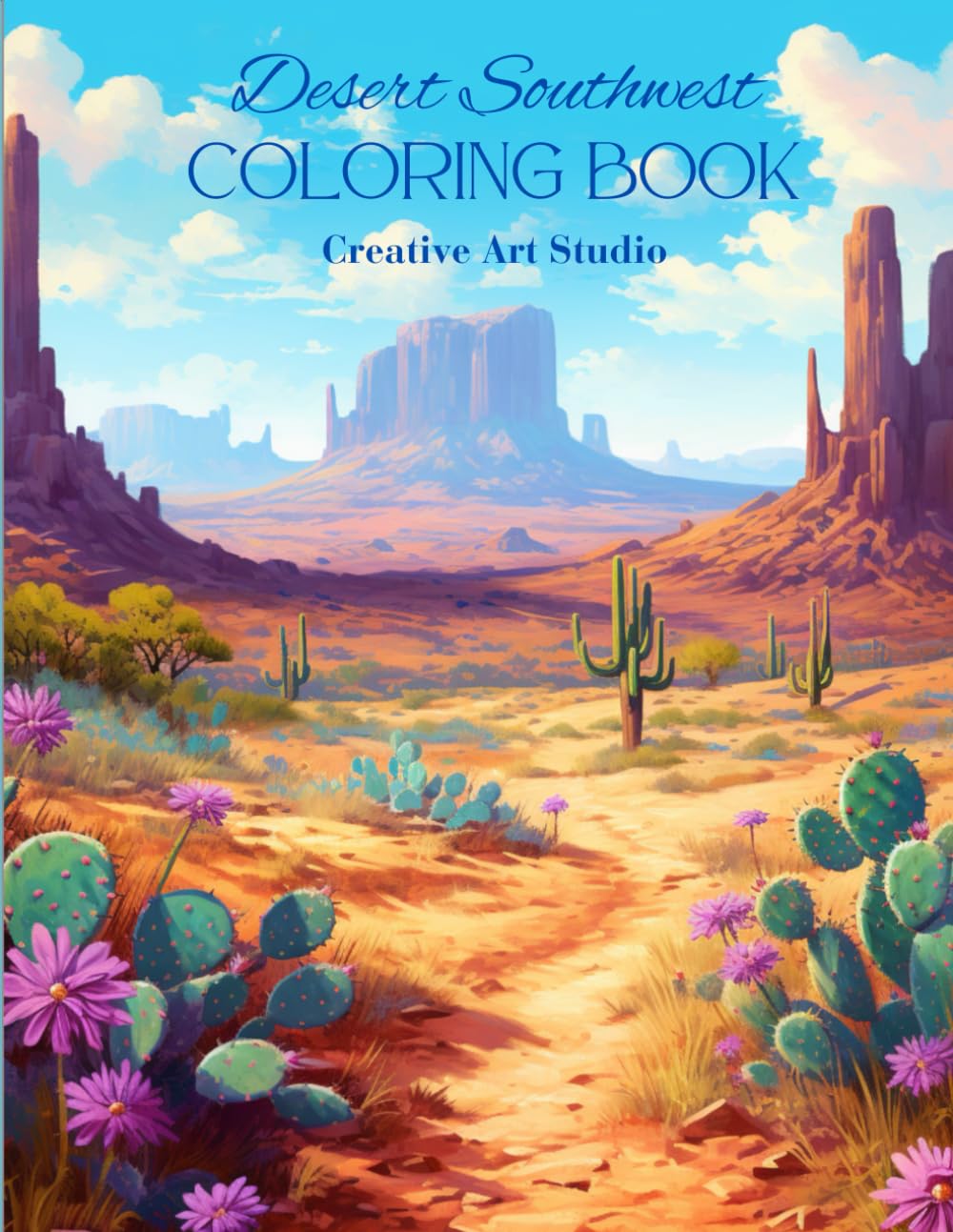 Desert Southwest: Coloring Book