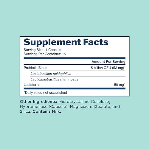 Miniatura 2 de Uqora Promociona - Apoya la salud vaginal* - Probiótico para mujeres con lactoferrina, Lactobacillus Acidophilus y Lacticaseibacillus Rhamnosus -