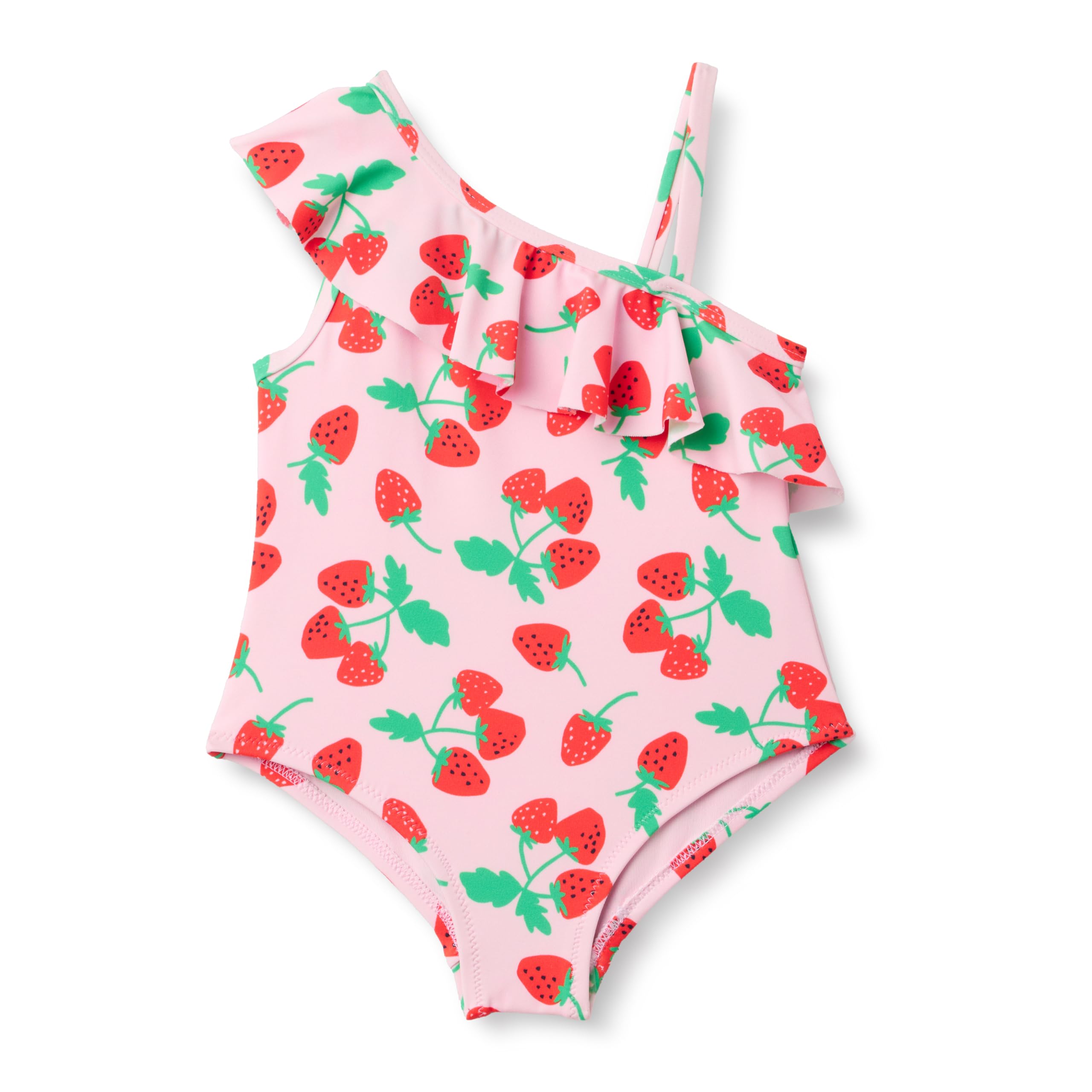 Amazon Essentials Bambine e Ragazze Costume da Bagno Intero Asimmetrico con Volant