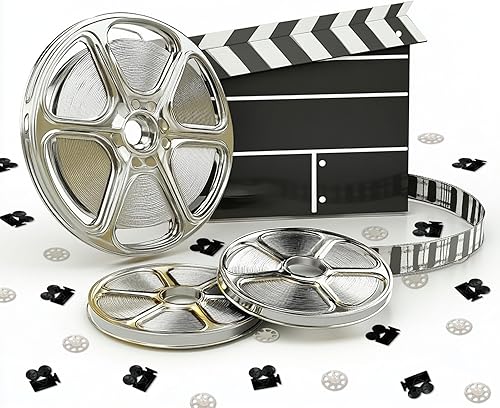 Miniatura 3 de Confeti para cámara de video de 1.59 oz, diseño metálico de papel de aluminio para fiesta, boda, cumpleaños, baby showe, despedida de soltera,