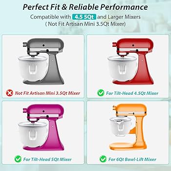 Amazon | KitchenAidスタンドミキサー用アイスクリームメーカー