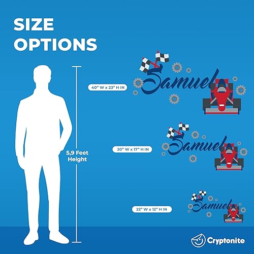 Miniatura 4 de Decoración personalizada de auto de carreras con nombre I Name para paredes, auto de carreras, decoración de habitación de niños pequeños,