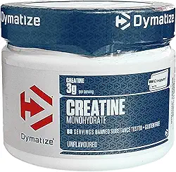 Creatina Creapure Dymatize - 300g - Com Selo Creapure Sabor Sem Sabor