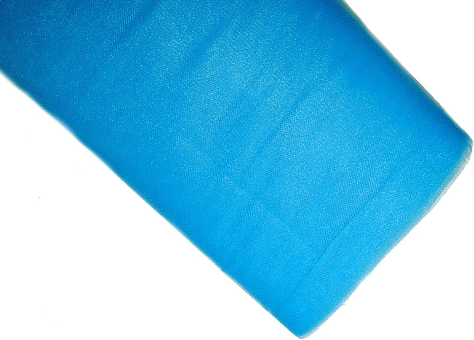 54" by 40 Yards (120 ft) Fabric Tulle Bolt for Wedding and Decoration (Turquoise)