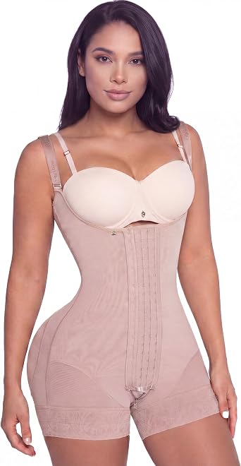 Fajitex Fajas Colombianas Moldeadoras Butt Lifter Bodysuit, Tummy Control Shapewear Short, Post Surgery BBL & Lipo Faja
