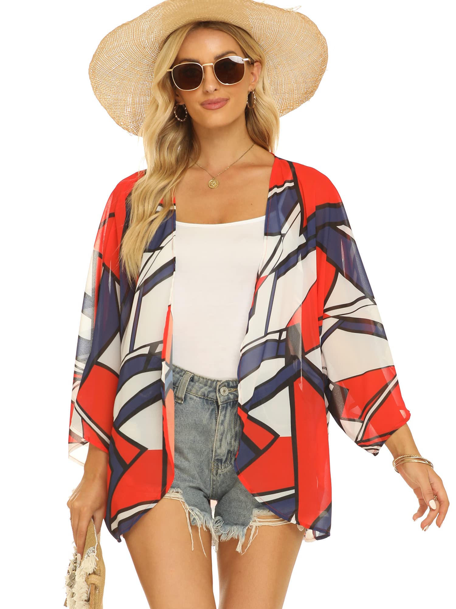 Chunoy Luźna turecka sukienka dla kobiet, luźna, lekka, oversize, kaftan, sukienka plażowa, sukienka maxi, Blok kolorów, XXL