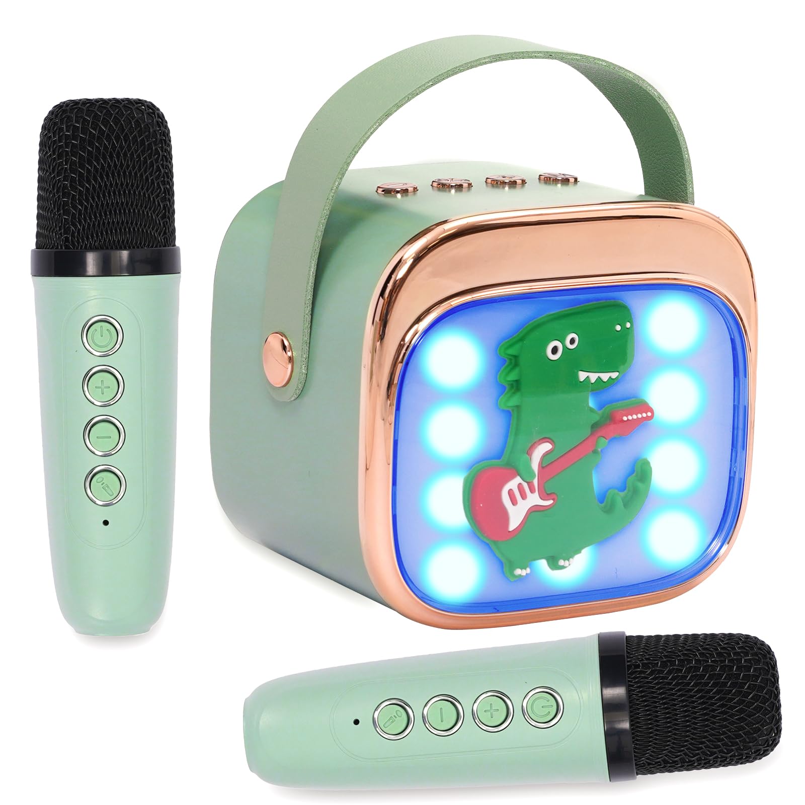 Micro karaoké enfant KAL-2 micros sans fil Bluetooth.jouet pour chanter