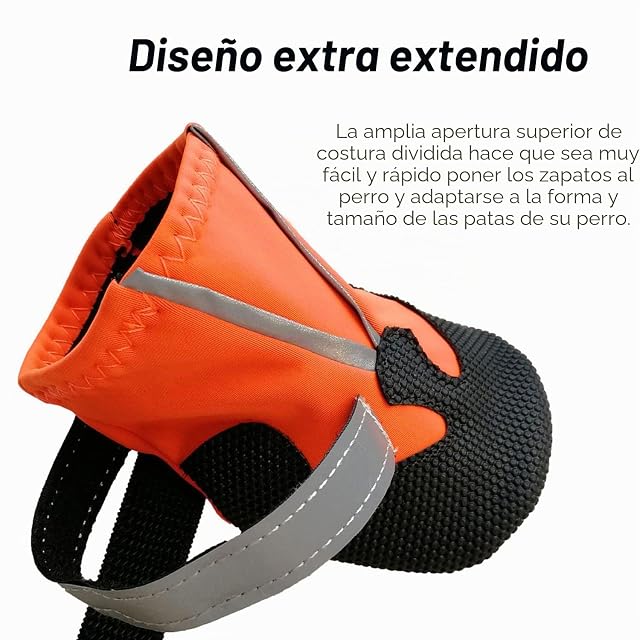Foto 6 de 8 de AMOMYDOG Zapatos para Perros, Juego de 4 Botas Perro