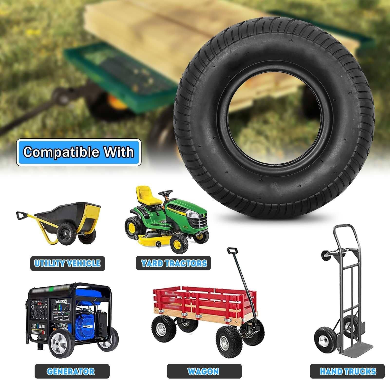 9x3.50-4 Opona Pełna Bez Dętki Opona Bezdennna do Kosiarki 9" x3-1/2 Cala Dla Mini Traktora, Wózka, Elektrycznego Hulajnogi, ATV