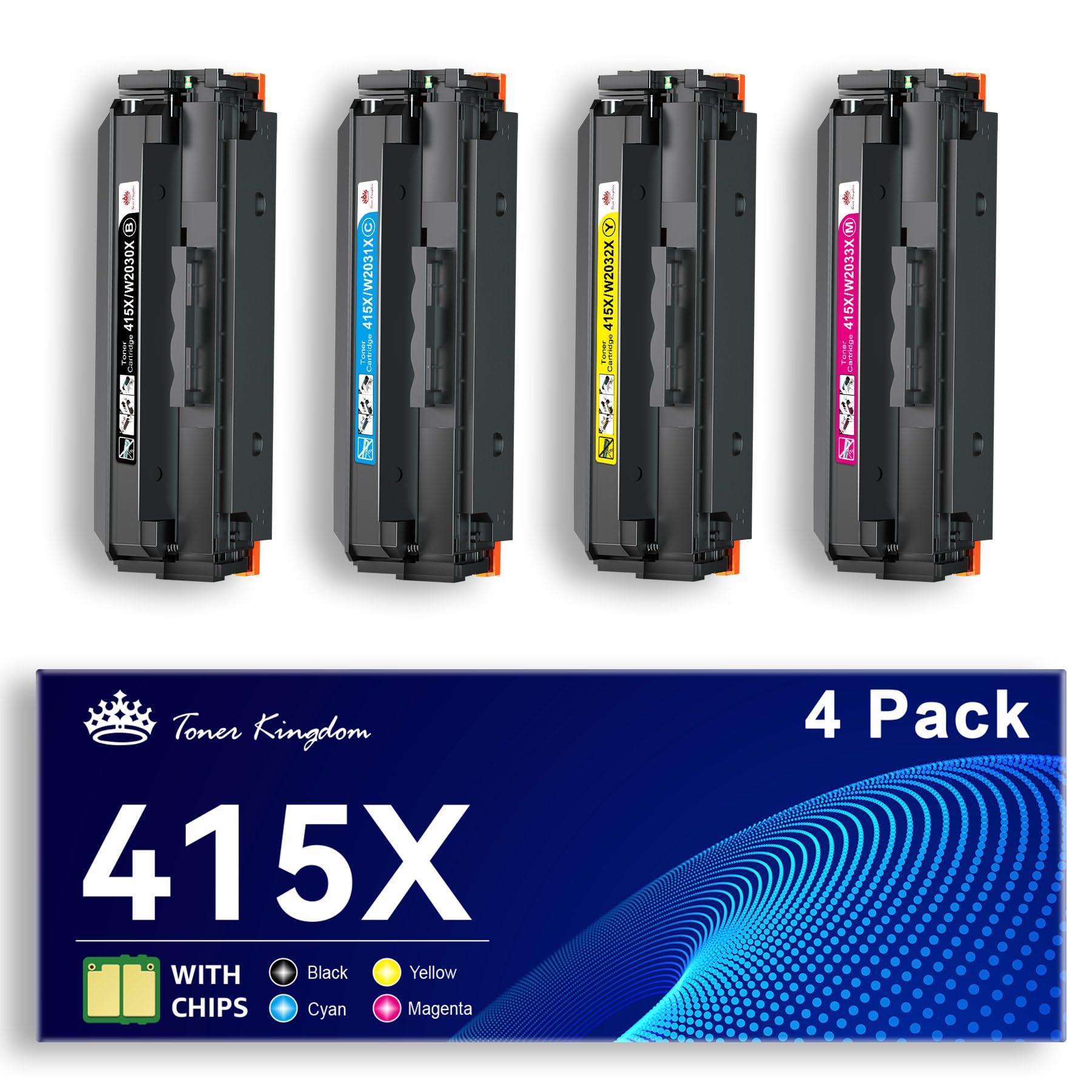 Toner Kingdom 560 561 Patronen XL Ersatz für Canon Druckerpatronen 560 560 XL für Canon TS5350i Patronen für Pixma TS5350 TS5351 TS5352 TS5353 TS7451 TS7450 PG 560 XL Schwarz CL 561 Farbe (2er-Pack)