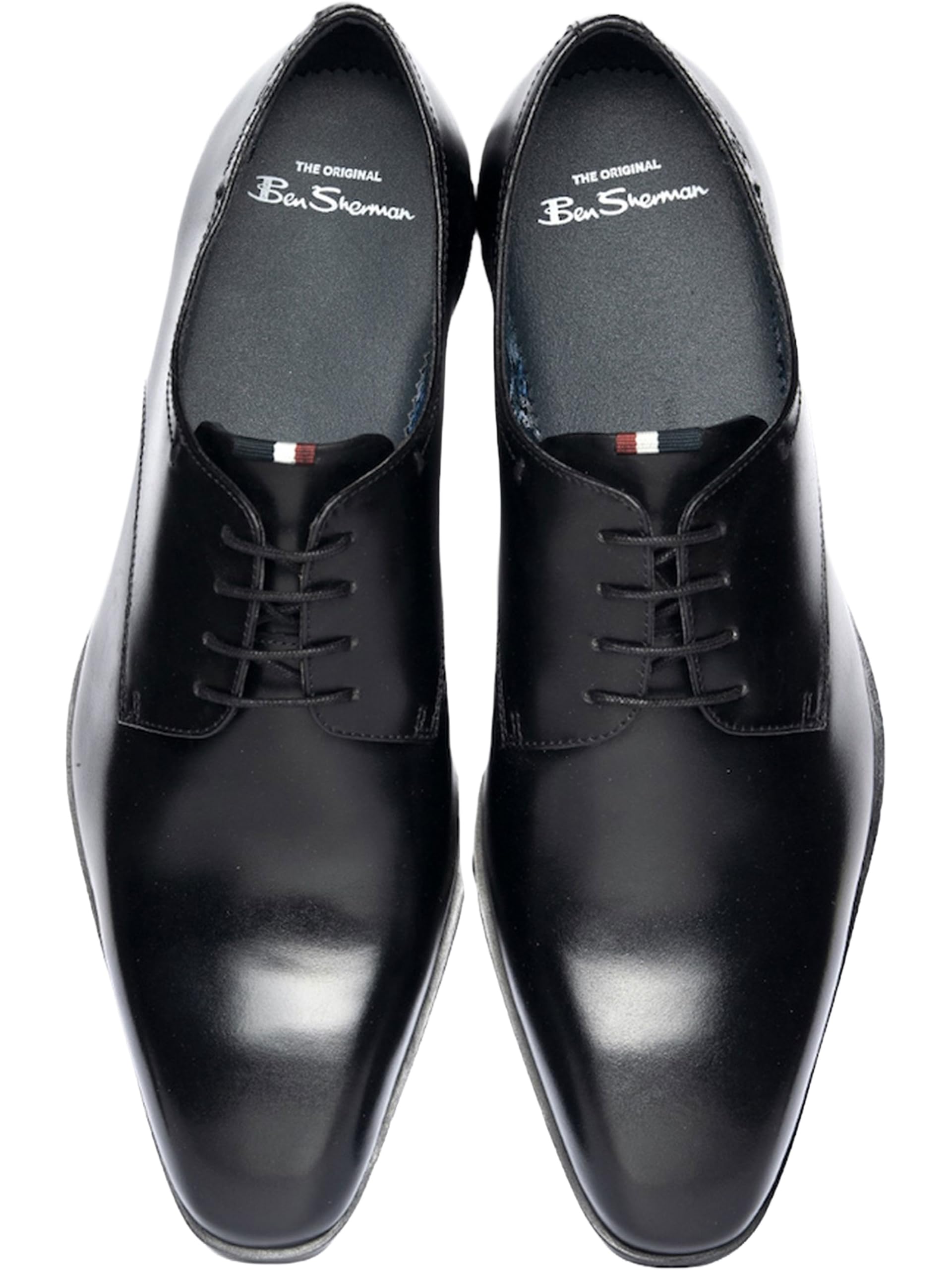 Ben Sherman Buty męskie Kenton sznurowane buty derby - cholewka wykonana w 100% ze skóry