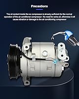 Vista 263 de ECCPP Compresor de CA 1997-2003 apto para Mitsubishi Montero Sport 3.0L 1999-2004 para Mitsubishi Montero Sport 3.5L Compresor de aire acondicionado