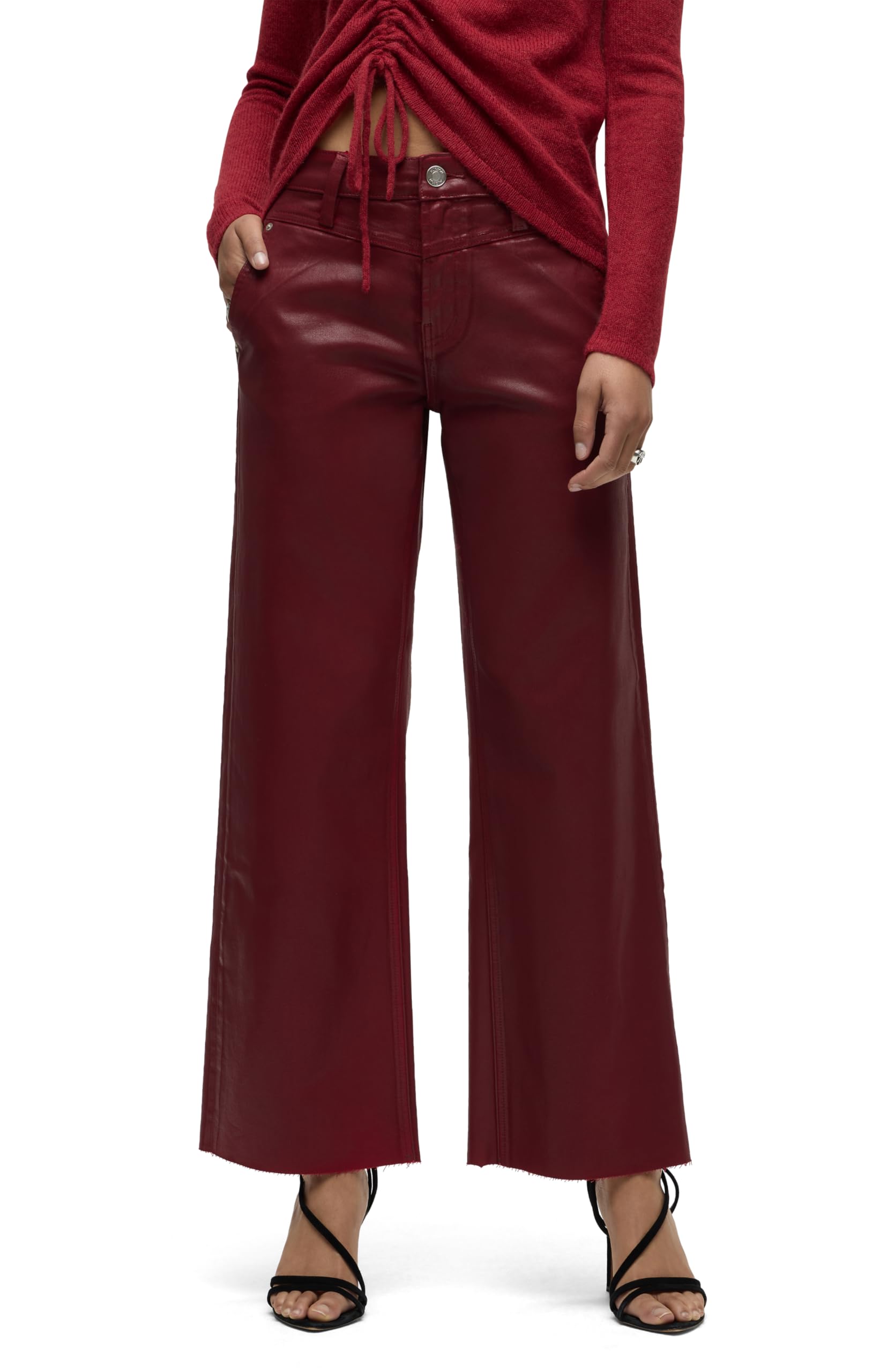 HUDSON Women's Rosie High-Rise Wide Leg Ankle