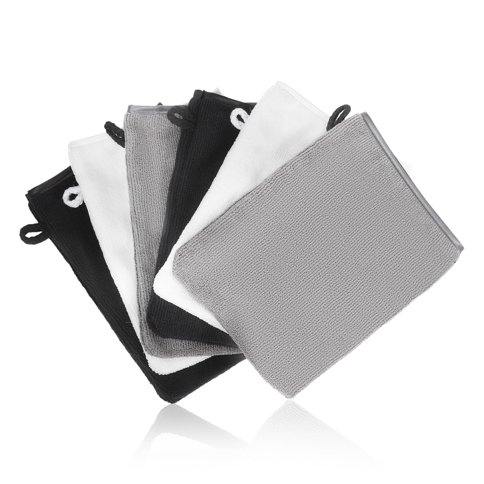 Guantes Exfoliantes Ducha de Microfibra, 6 Piezas