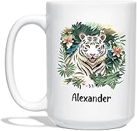 Vista 20 de Taza de café personalizada con diseño de mariposa de arte de origami, regalo para cumpleaños de amigo, compañero de trabajo, taza de cerámica blanca