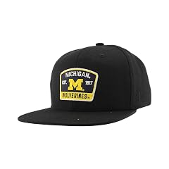 Michigan Wolverines NCAA Officially Licensed Hat Flat Snapback Z11 Switchback Black