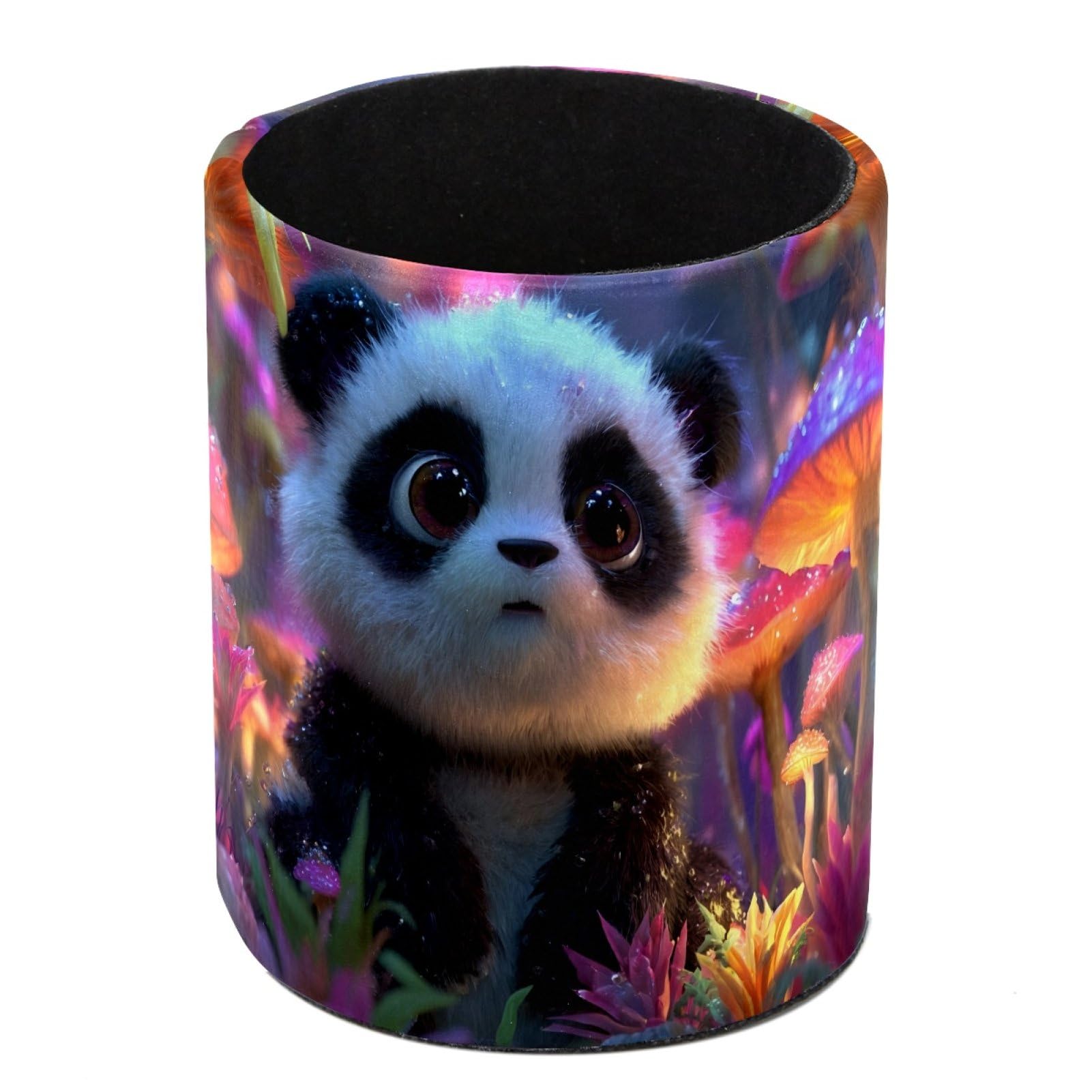 FWJZDSP Panda Pencil Cup Pen Organizer Makeup Brush Holder for Office Home Countertop Desk Accessory Storage