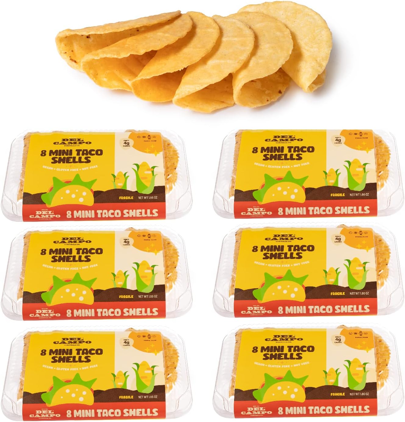 La Tiara Taco Shells, 18count Box (Pack of 2)