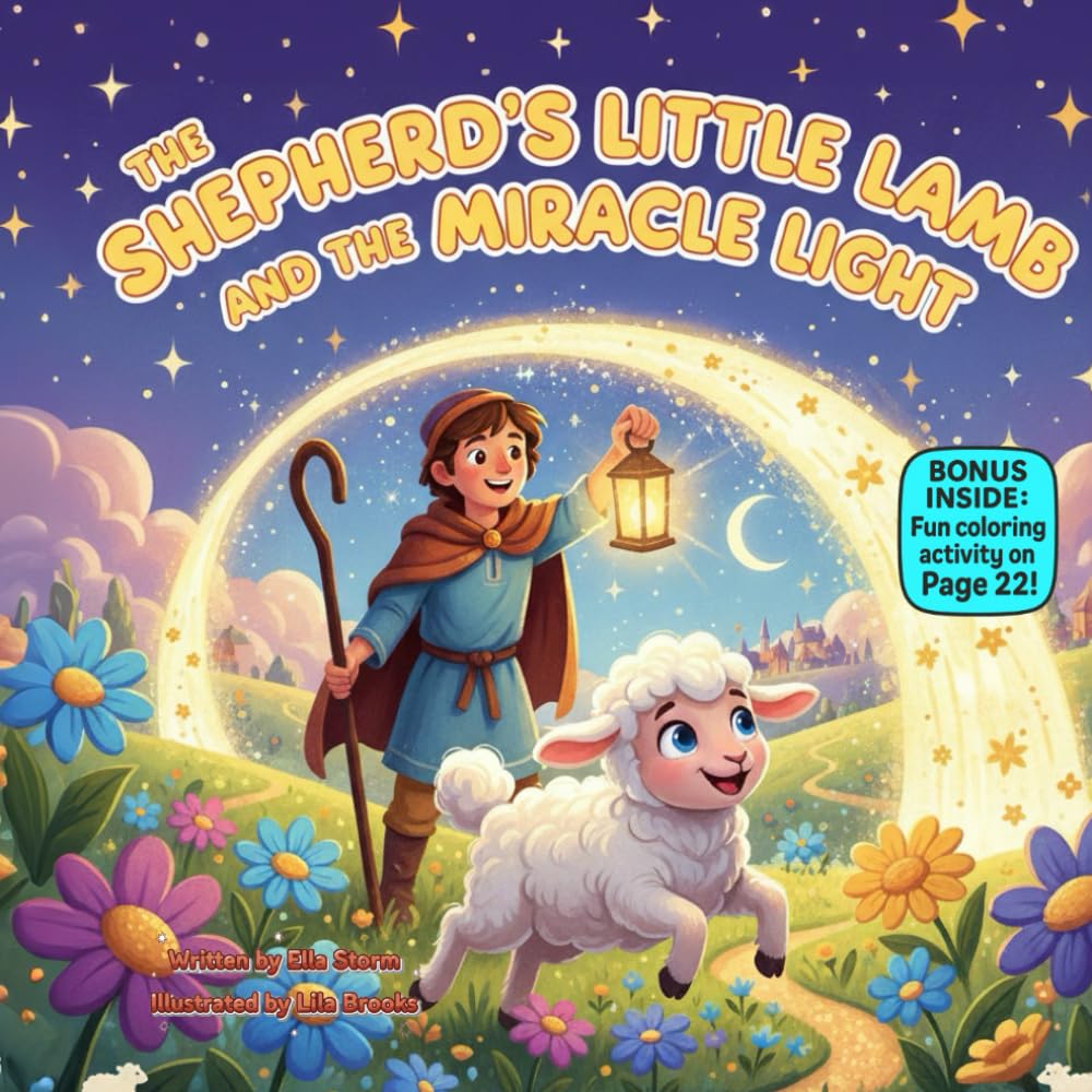 The Shepherd’s Little Lamb and the Miracle Light: A Rhyming Nativity Adventure About Courage, Faith & Following the Light (kids christmas books)
