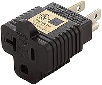 Vista 7 de AC WORKS - Adaptador de hoja en T de 15 a 20Amp y 125 voltios (1PK-flexible)