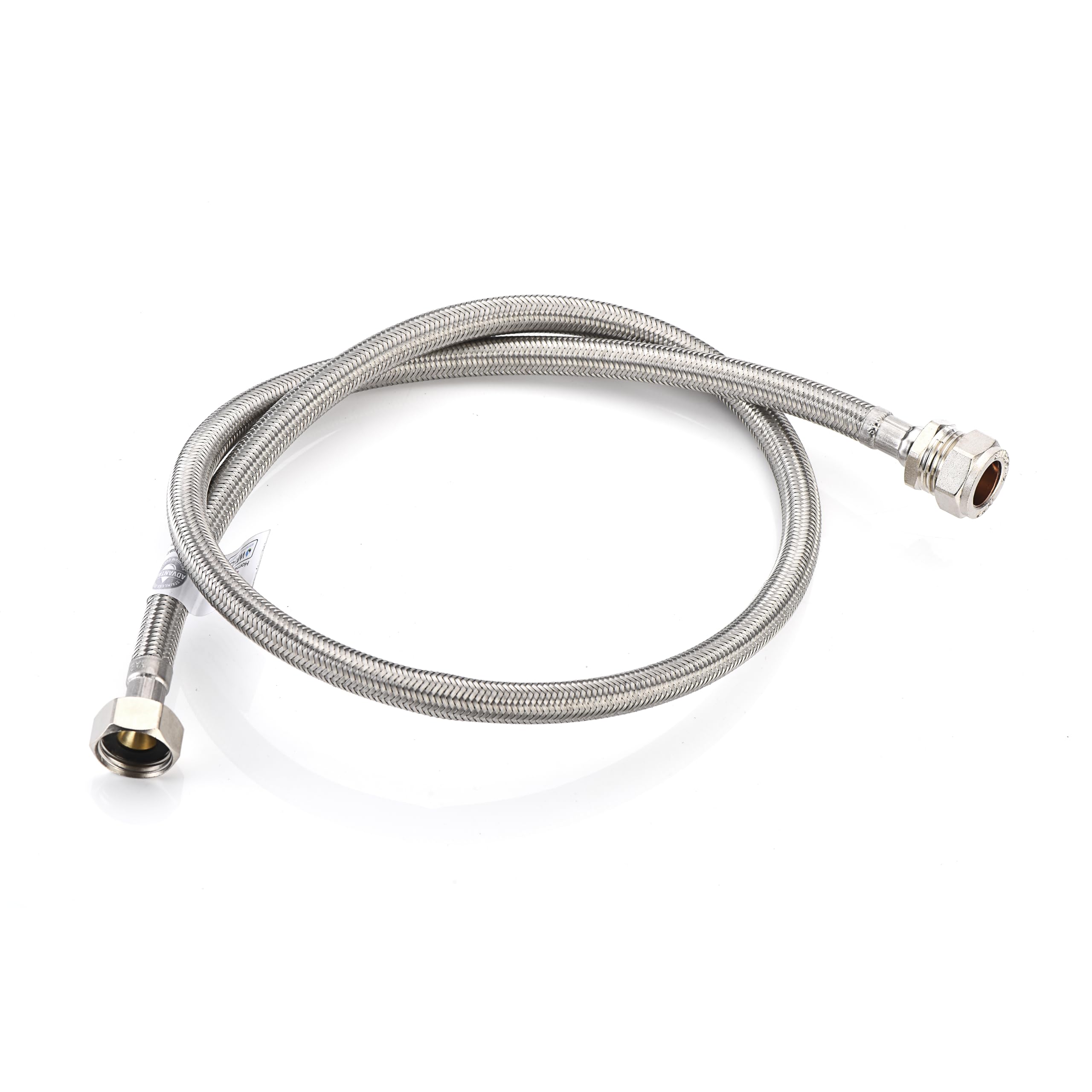 Home Range 900mm WRAS Approved15mm Compression x 1/2", Silver