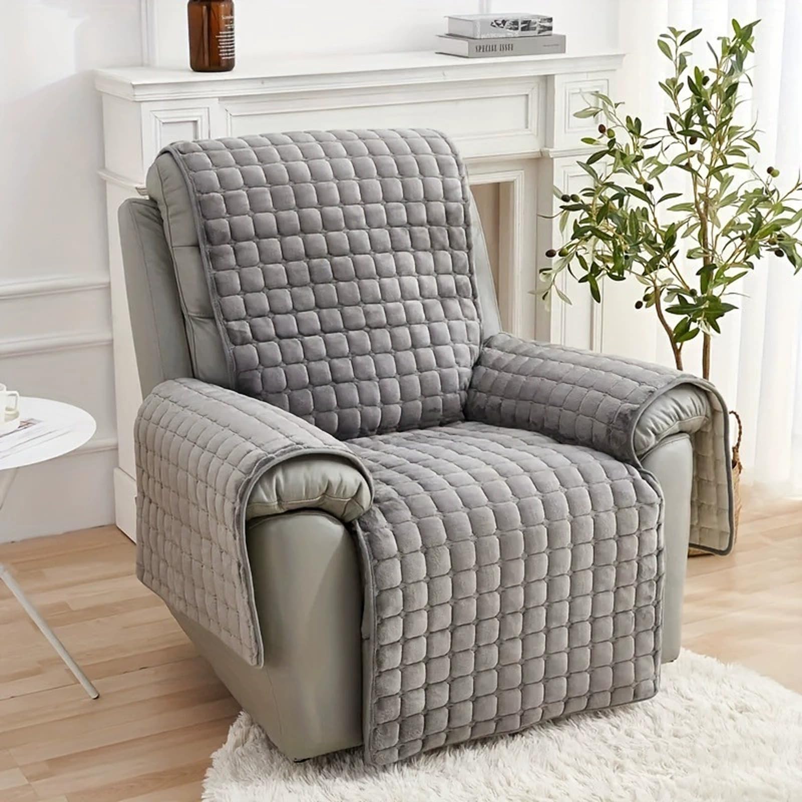 Housses de coussin et couvre canape en velours épais de salon