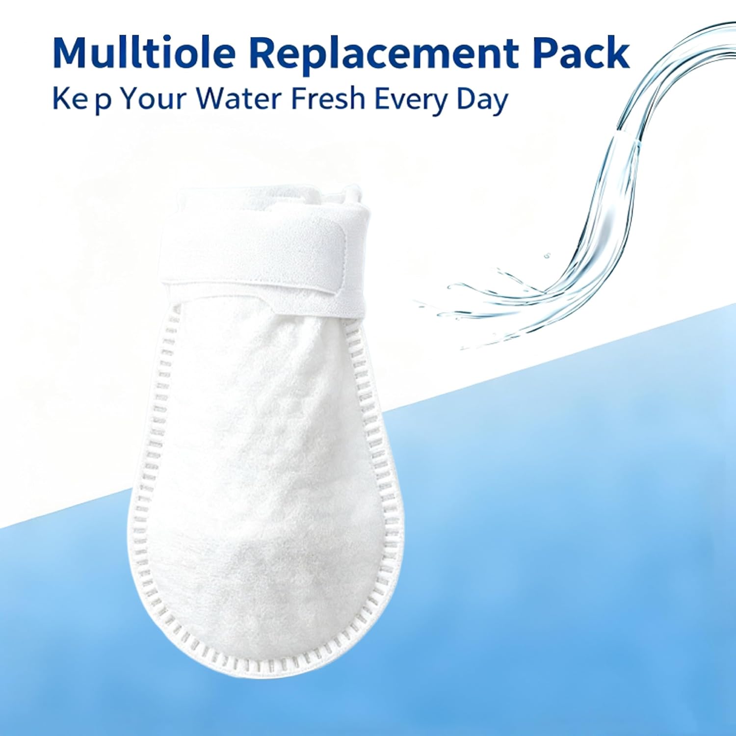 Faucet Filter Cotton Bags, Replaceable Non-Woven Sleeve for Kitchen & Bath (30 Pcs) 6 71OwLVNETZL. SL1500