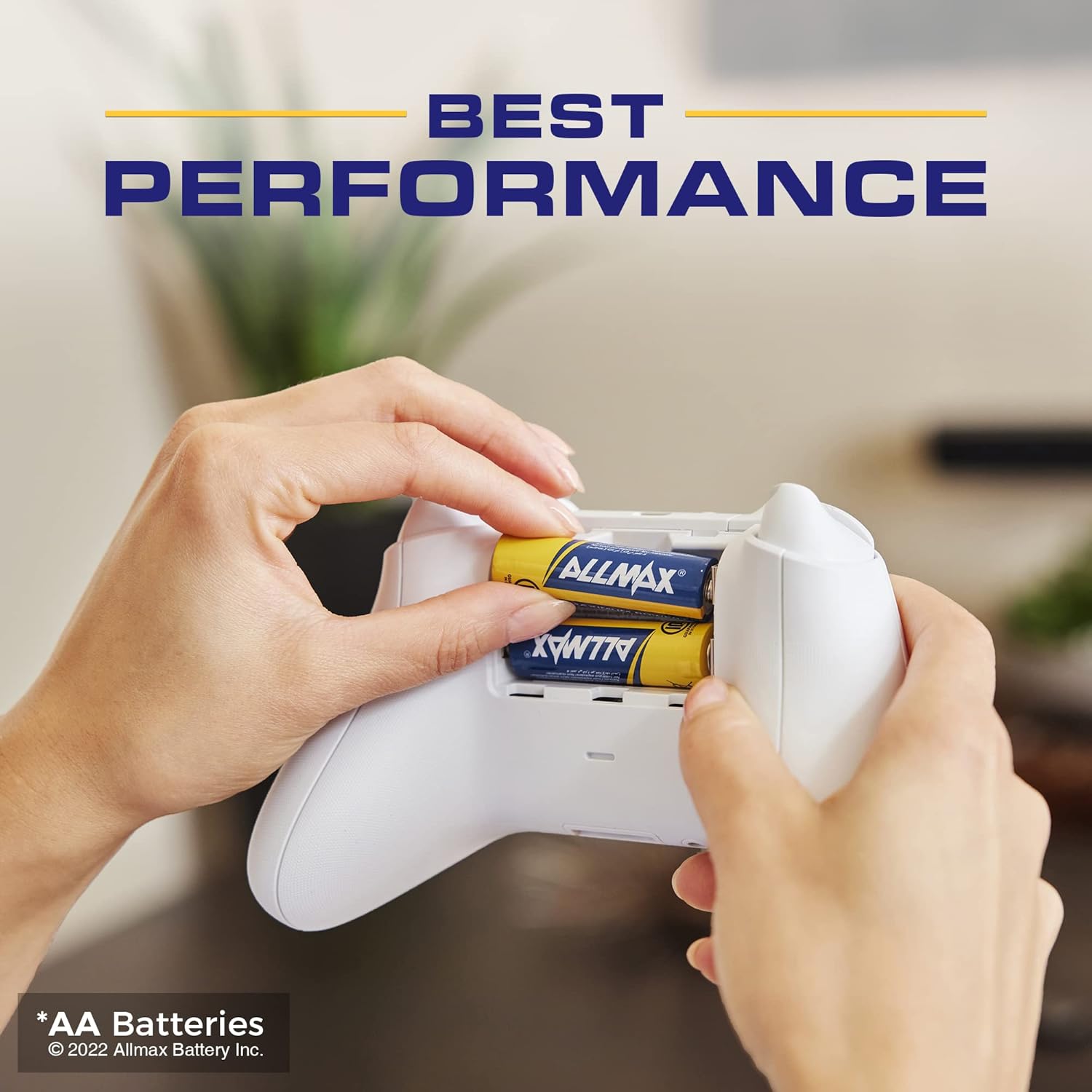 Allmax AA Maximum Power Alkaline Double A Batteries (24 Count) – Ultra Long-Lasting, 10-Year Shelf Life, Leakproof Design, 1.5V : Health & Household