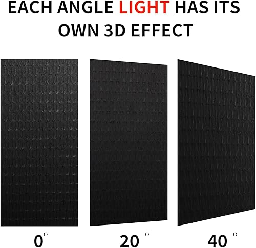 Miniatura 66 de 0001 - Papel tapiz negro autoadhesivo, textura de cocodrilo en relieve, fácil de despegar, papel adhesivo extraíble, para armario y dormitorio, 15.7