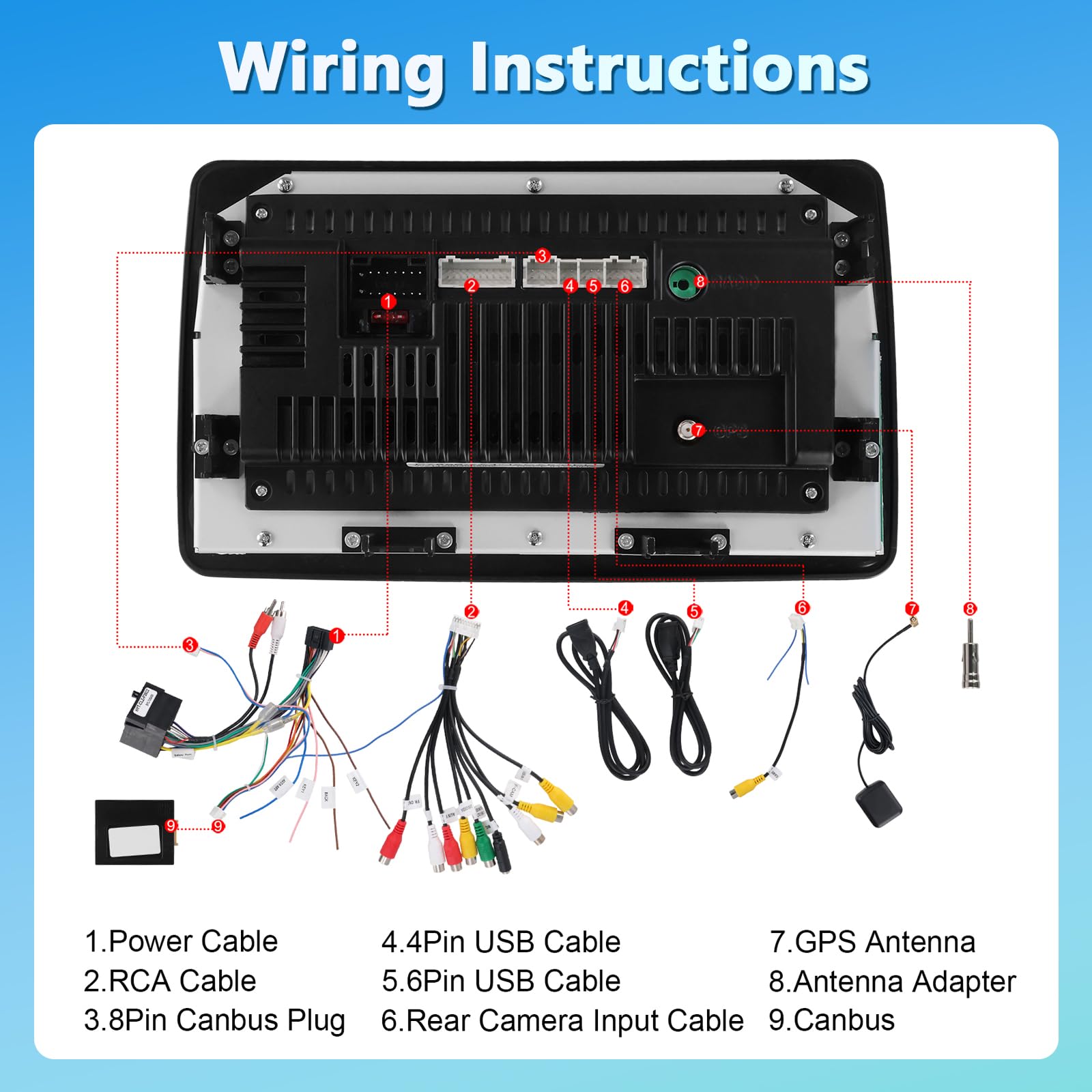 Carplay Autoradio per Fiat Panda 169 (2002-2012), 2GB+64GB Android Auto Bluetooth Car Stereo con GPS Navigation WiFi RDS/FM Radio SWC USB Mirror Link Canbus + Telecamera Posteriore