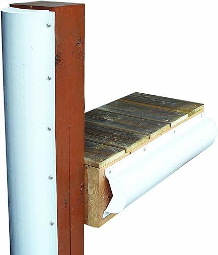 Dock Edge + Inc. - Parachoques de PVC (blanco, 6 pies)