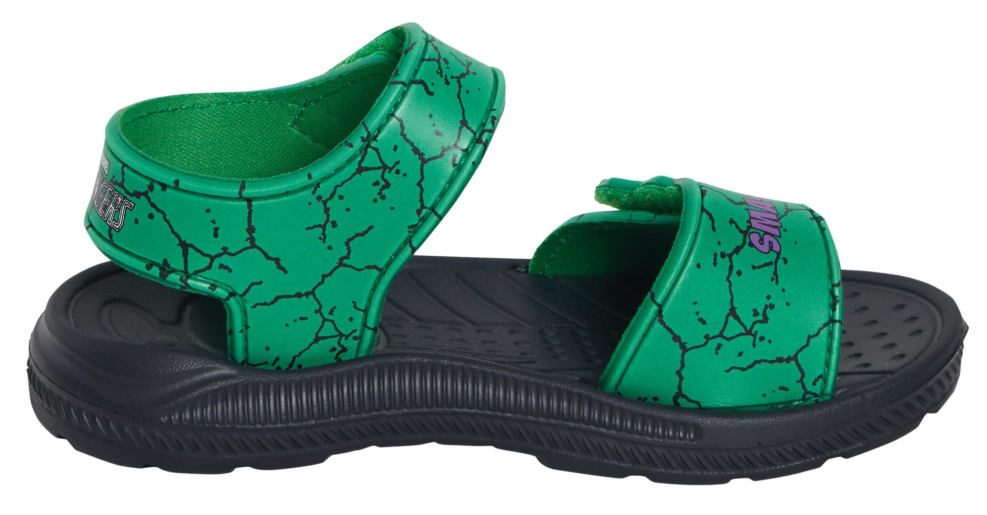 Marvel Incredible Hulk Sandals Boys Summer Sliders EVA Beach Shoes