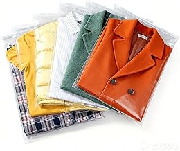 Travel Pouch Plastic Zip Bag 40 x 50 cm Waterproof Non-Porous Travel Storage Bag for Shoes, Costume, Makeup, Coat, Underwear - 24 Pieces