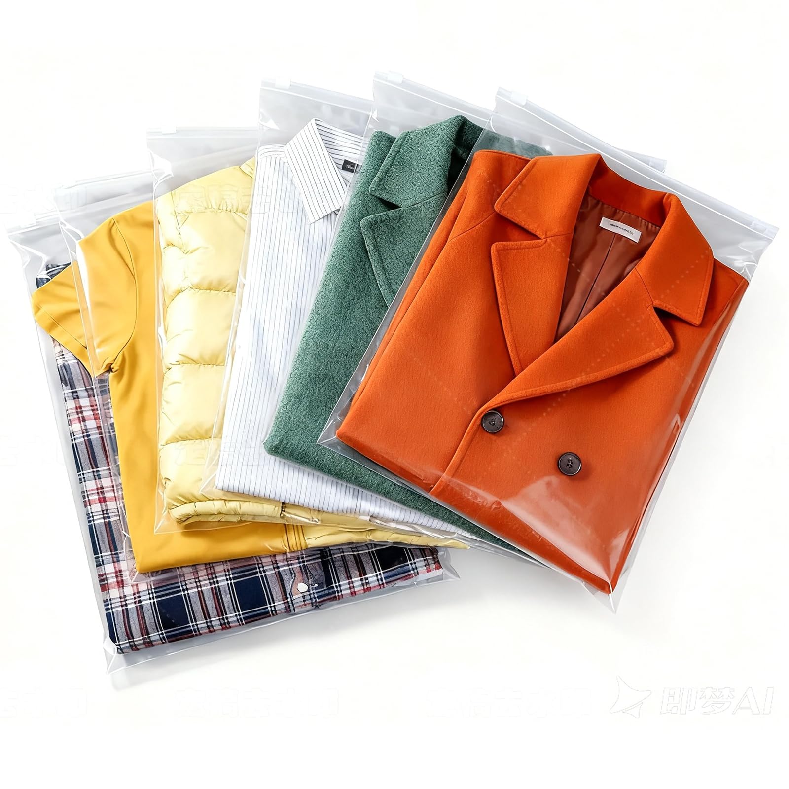 34 Pièces Sachets Zip Voyage Étanche – 5 Tailles Pochette Rangement Vêtements, Chaussures & Maquillage