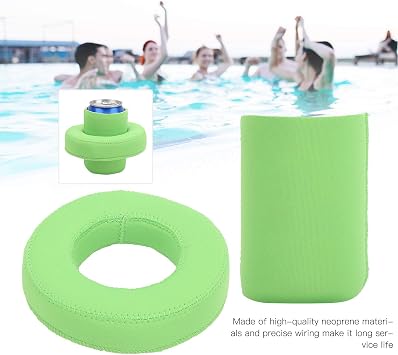 Floating Drink Holder for Pool, 330ml Neoprene Floating Coaster Pool Cup Holders for Drinks