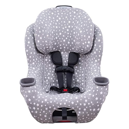 Miniatura 10 de JYOKO Forro para asiento de automóvil compatible con Graco Extend2fit + reductor de funda 100% algodón fabricado (cebra)